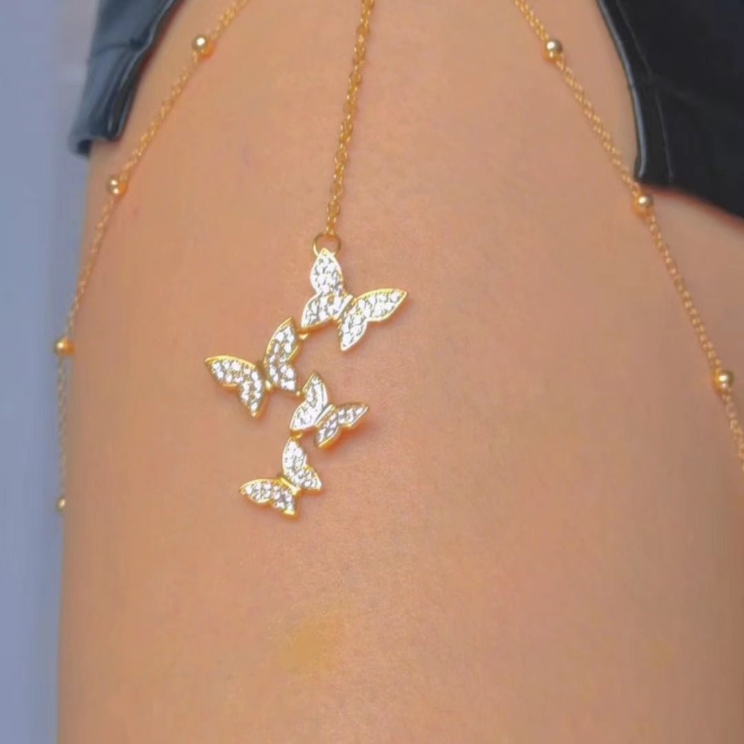 BUTTERFLY FAIRY LEG CHAIN